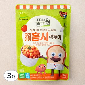 풀무원 우리아이 홍시깍두기, 300g, 3개