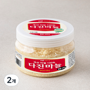 가나 다진마늘 페트병, 450g, 2개