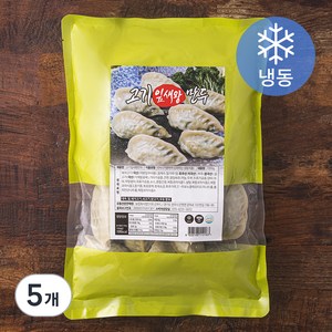 굿푸드 고기잎새 왕만두 (냉동), 1000g, 5개