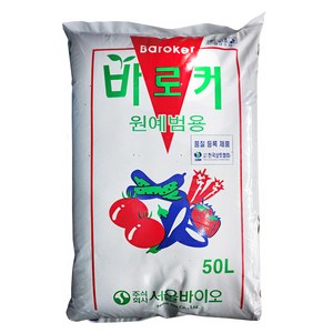 Baroker 비료컴퍼니 원예범용 상토 흙, 1개, 50L