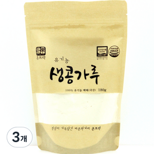 온뜨락 유기농 생콩가루, 3개, 180g