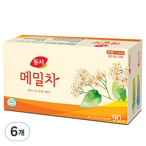 동서 메밀차 티백, 1.5g, 90개입, 6개