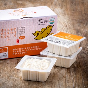 한둘 명인이 국산콩으로 만든 한끼 콩비지, 140g, 6팩