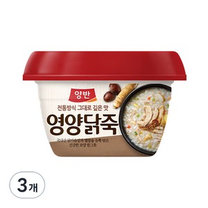 양반 동원 영양닭죽, 285g, 3개