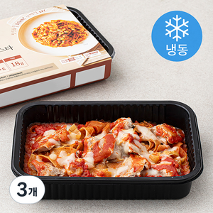 식스밀 토마토 두부면 파스타 (냉동), 340g, 3개