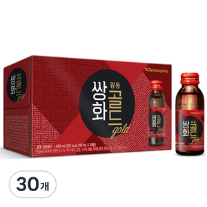 광동 쌍화골드, 100ml, 30개