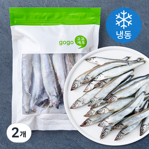 고고새우 알이 꽉찬 열빙어 (냉동), 500g(특대), 2개