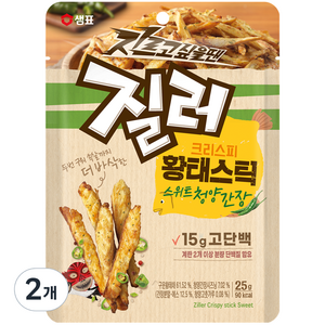 질러 크리스피 황태스틱 스위트청양간장, 25g, 2개