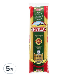 디벨라 new 스파게티니, 500g, 5개