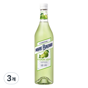 마리브리자드 라임주스코디얼 시럽, 700ml, 3개