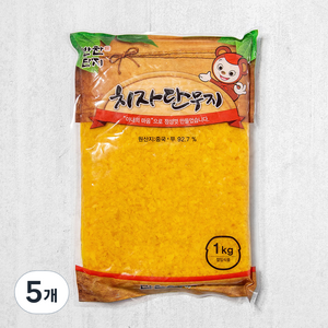 반찬단지 치자단무지 알밥용, 1kg, 5개