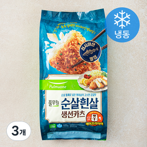 풀무원 순살흰살 생선카츠 (냉동), 420g, 3개