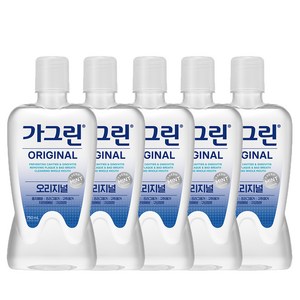 가그린 오리지널 구강청결제, 750ml, 5개