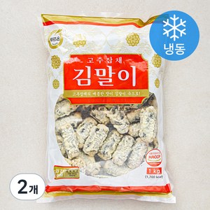 푸르온 고추잡채 김말이 (냉동), 1kg, 2개