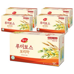 동서 루이보스 보리차, 1.5g, 90개입, 5개