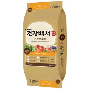 건강백서 전연령 건강한피부 기능성 사료, 피부/피모, 6kg, 1개