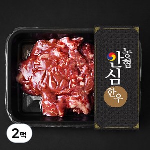 농협안심한우 양지 세절 1등급 국거리용 (냉장), 300g, 2팩