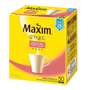 맥심 모카골드 라이트 커피믹스, 11.8g, 50개입, 1개