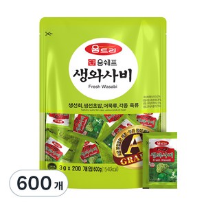 움트리 생와사비, 600g, 3개