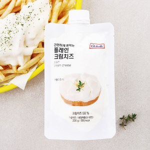 끌레베르 간편하게 짜먹는 플레인 크림치즈, 200g, 1개