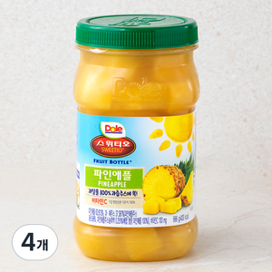 Dole 후룻바틀 파인애플, 666g, 4개