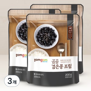 곰곰 검은콩조림, 3개, 200g