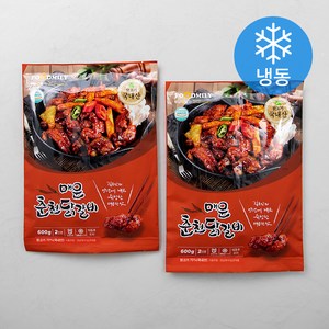 푸드밀리 매운춘천닭갈비 (냉동), 600g, 2개