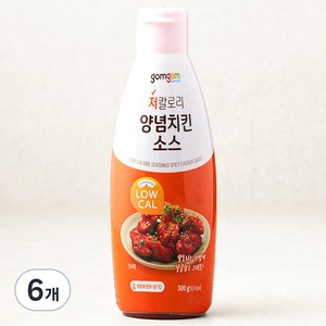 곰곰 저칼로리 양념치킨 소스, 300g, 6개