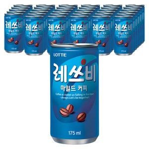 레쓰비 마일드 캔커피, 175ml, 30개