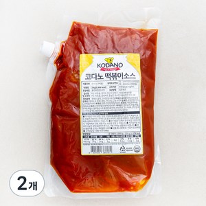 코다노 떡볶이소스, 2kg, 2개