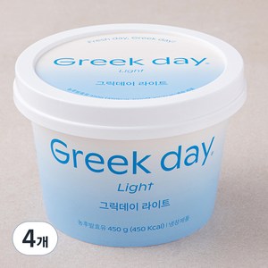 그릭데이 라이트, 450g, 4개