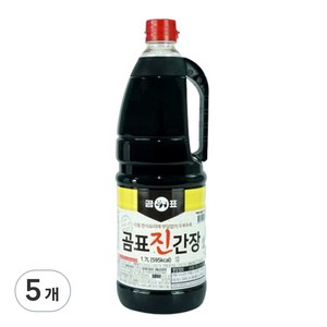 Gompyo 진간장, 1.7L, 5개