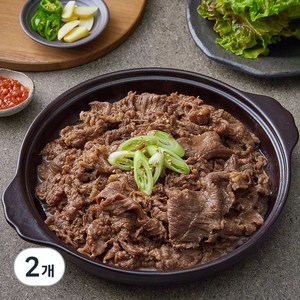 셰프초이스 양념 소불고기, 1kg, 2개