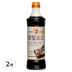 첫맛 모밀소스, 1.05kg, 2개