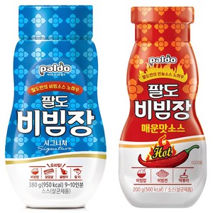 팔도 비빔장 매운맛 소스 200g + 시그니처 소스 380g, 1세트, 580g