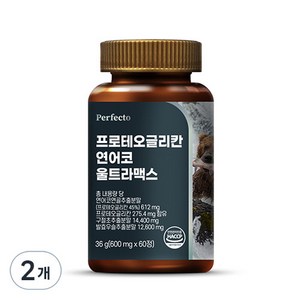 퍼펙토 프로테오글리칸 연어코 울트라맥스 36g, 2개, 60정