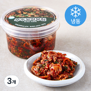 도들샘 부추꼬막무침 (냉동), 150g, 3개