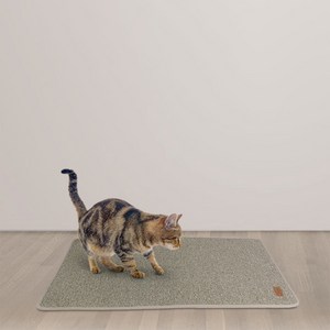 펫츠몬 고양이 논슬립 카페트 스크래처 L 90cm x 60cm, 브라운, 1개