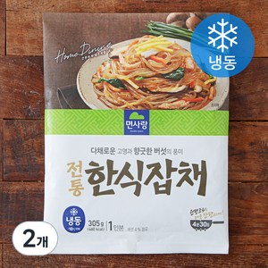 면사랑 전통 한식 잡채 1인분 (냉동), 375g, 2개