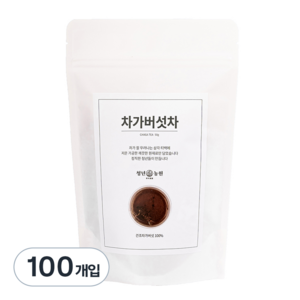 청년농원 저온가공 차가버섯차 삼각티백 입, 1g, 50개입, 2개