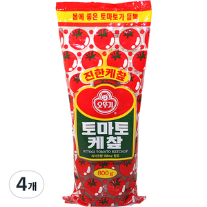 오뚜기 토마토케찹800g 케찹, 800g, 4개