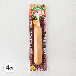 롯데햄 의성마늘 프랑크, 70g, 4개