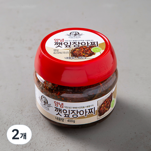 순창문옥례식품 양념 깻잎장아찌, 400g, 2개