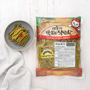 반찬단지 마늘쫑지, 1kg, 1개