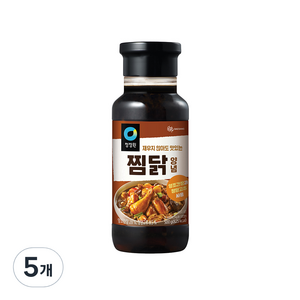 청정원 찜닭 양념, 500g, 5개