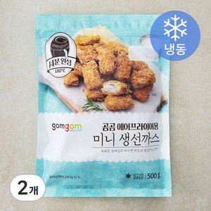 곰곰 에어프라이어용 미니 생선까스 (냉동), 500g, 2개