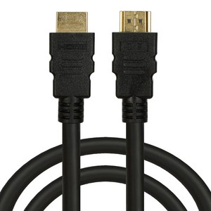 컴길 HDMI 2.0 일반형 케이블 검정, 1개, 1m