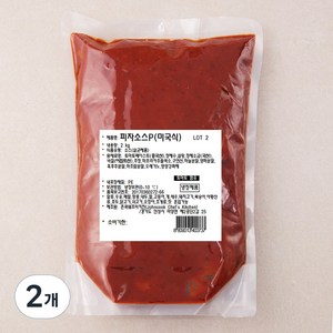 에쓰푸드 미국식 피자소스, 2kg, 2개