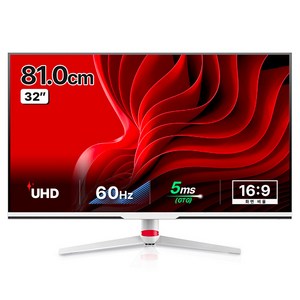 주연테크 4K UHD USB Type C 65W FeeSync HDR 모니터 화이트, 81cm, V32UE-E(일반)