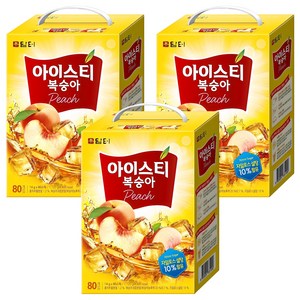 담터 아이스티 복숭아, 14g, 80개입, 3개